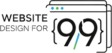 website design for 99 Logo